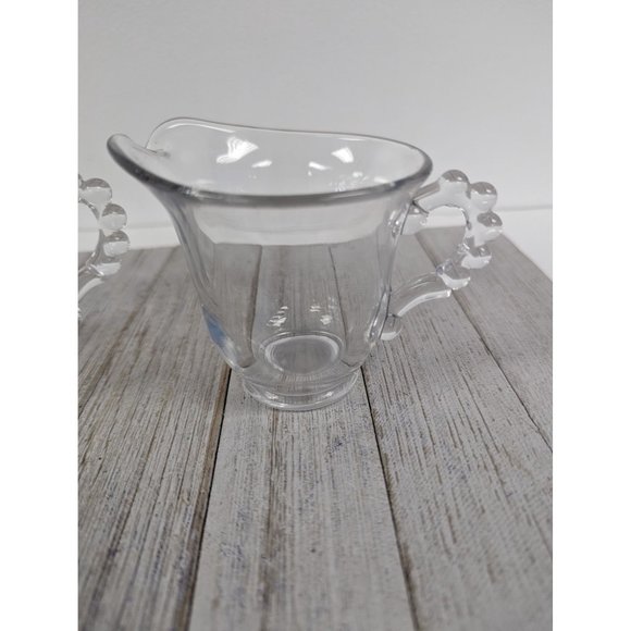 Vintage Imperial Candlewick Sugar Bowl and Creamer Set - Picture 3 of 7